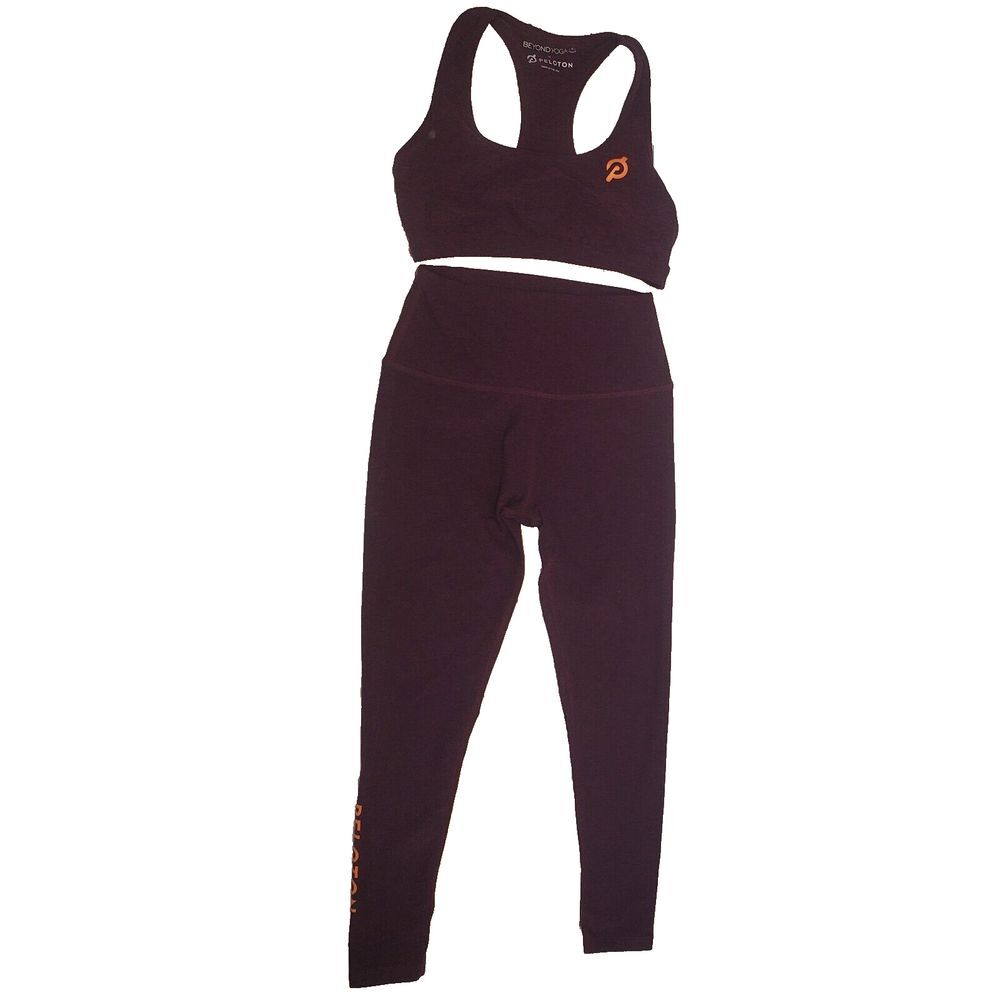 Peleton Legging + Bra Set Beyond Yoga x Peleton "Caught in the Midi" size Medium